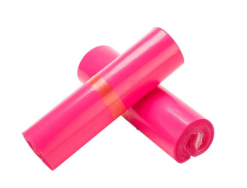 湖南玫红色快递袋-02